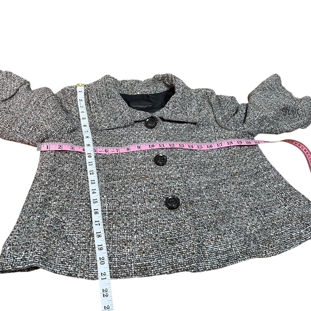 CLASSIQUES ENTIER ATELIER Women’s Woolblend Grey Tweed  Skirt Suit L/12 - Picture 4 of 15
